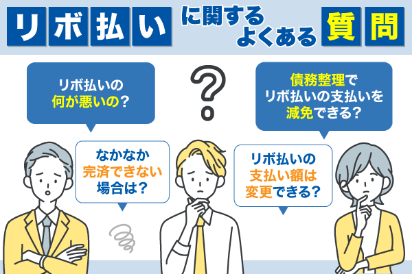 リボ払いに関する質問についての列挙型画像