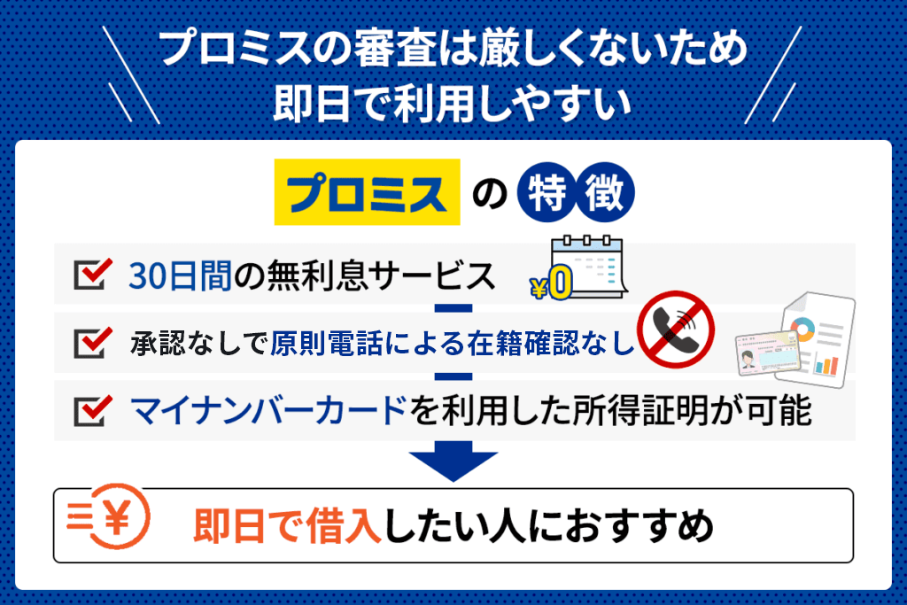 プロミスのカードローンの特徴3つとおすすめな人