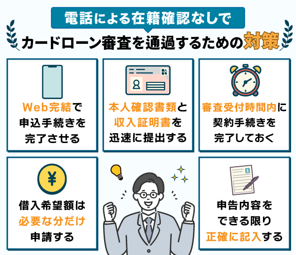 カードローンの電話連絡を避けるための対策